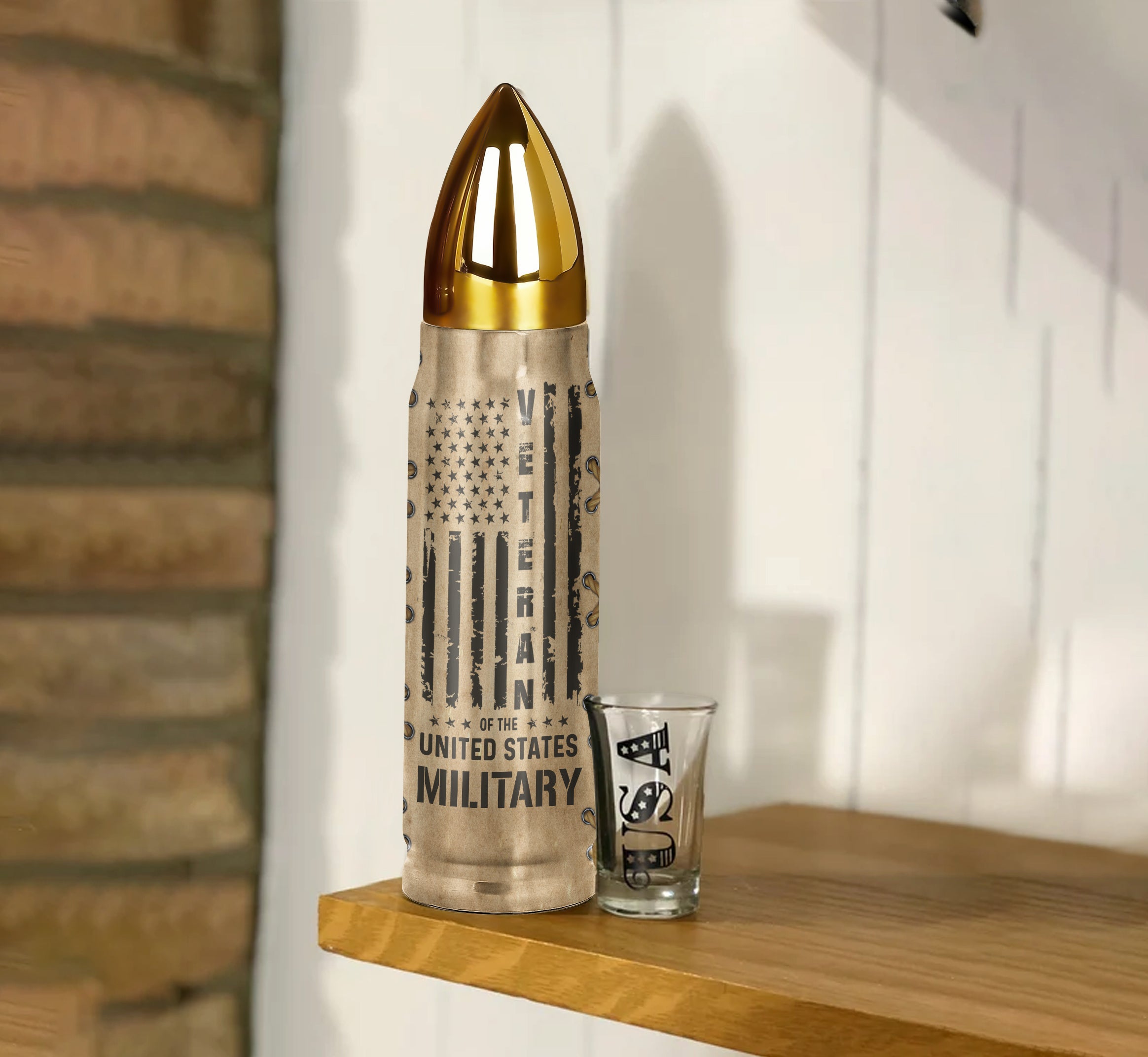 Veteran Of The Military Bullet Tumbler