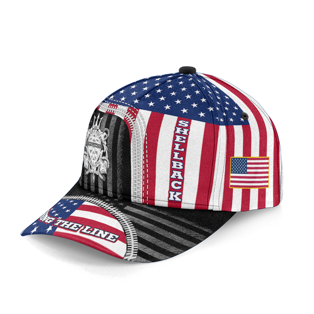 Shellback Crossing The Line Classic Cap