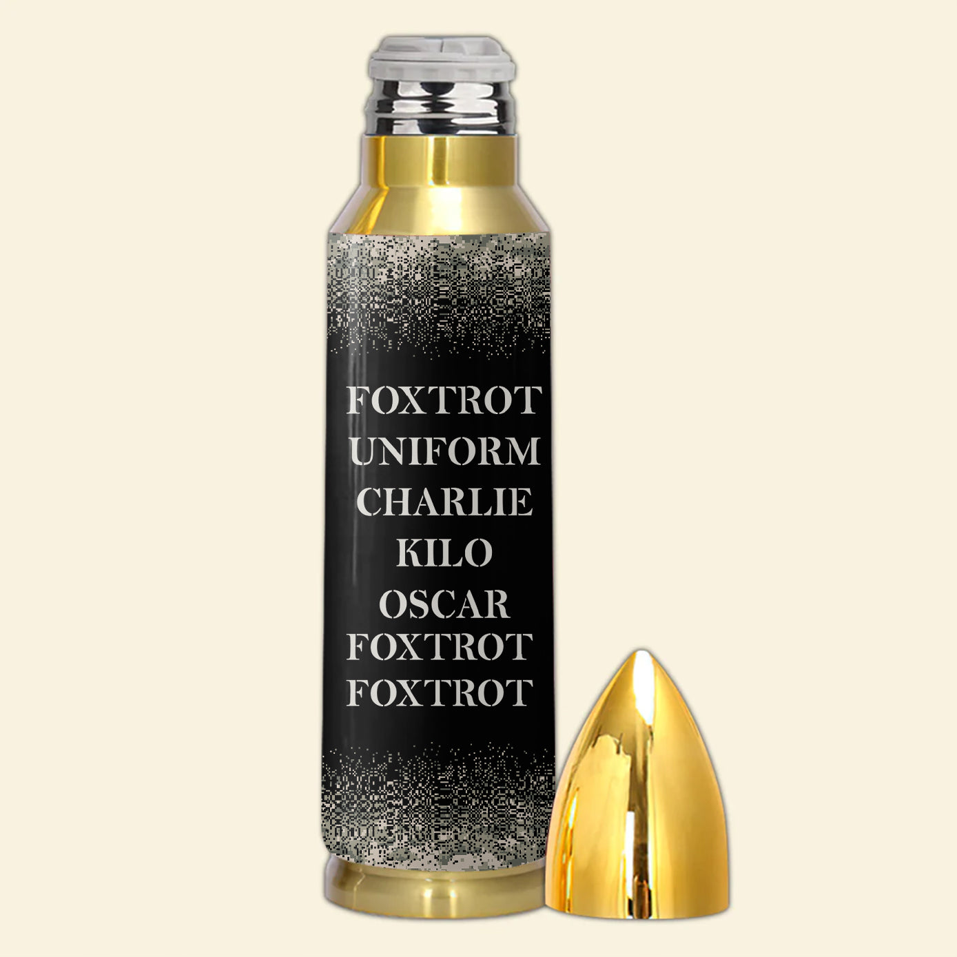 Army Veteran Foxtrot Bullet Tumbler