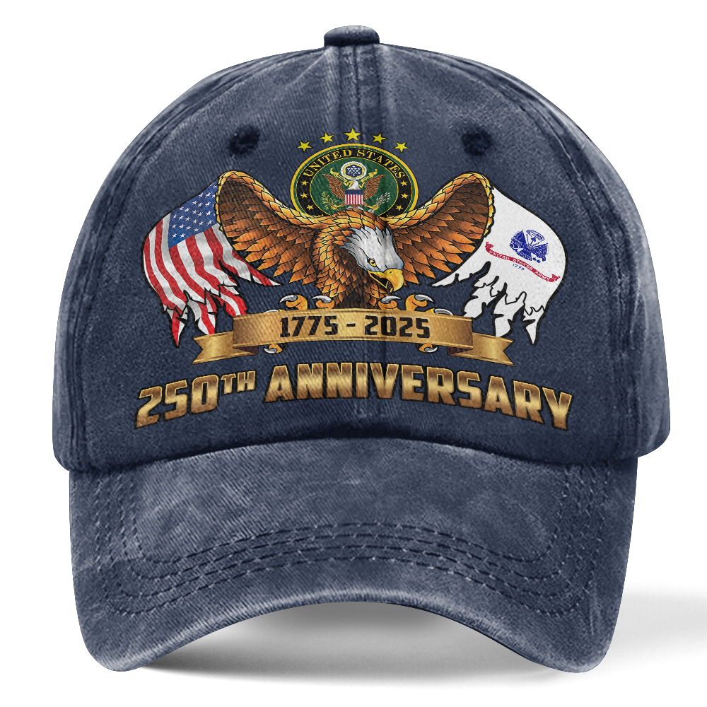 Army 250th Anniversary Washed Cap