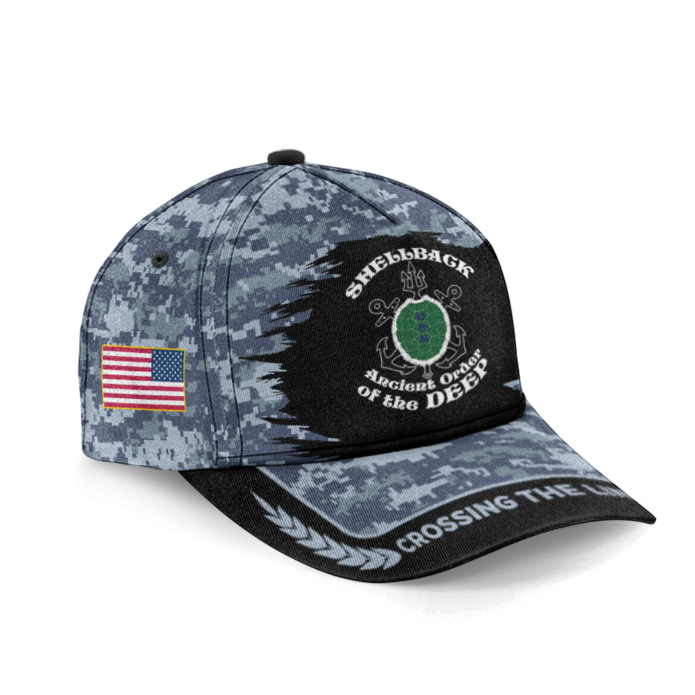 Shellback Crossing The Line Classic Cap