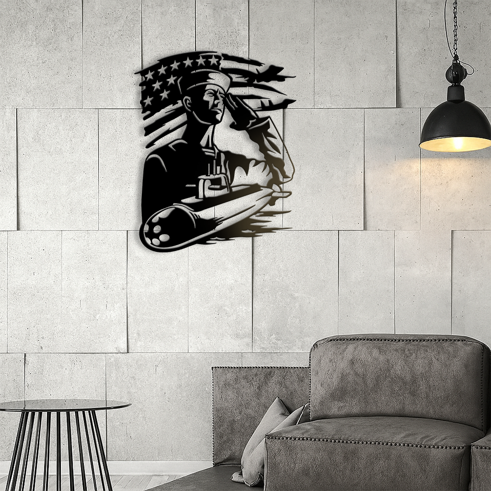 Navy Submarine Metal Sign Wall Art