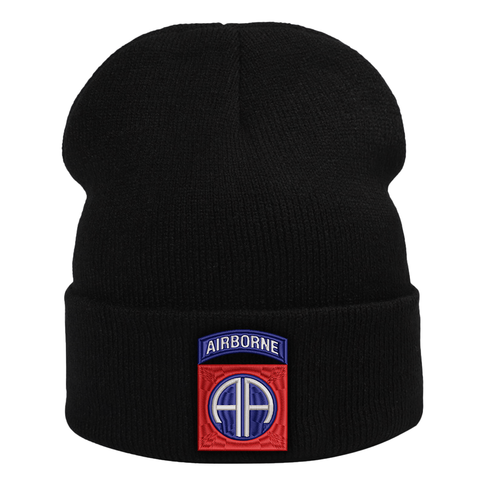 82nd Airborne Embroidered Beanie