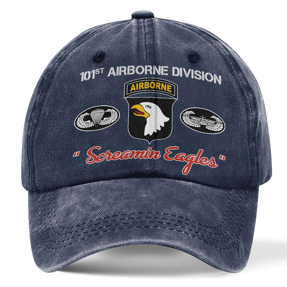 Airborne Screaming Eagles Washed Cap