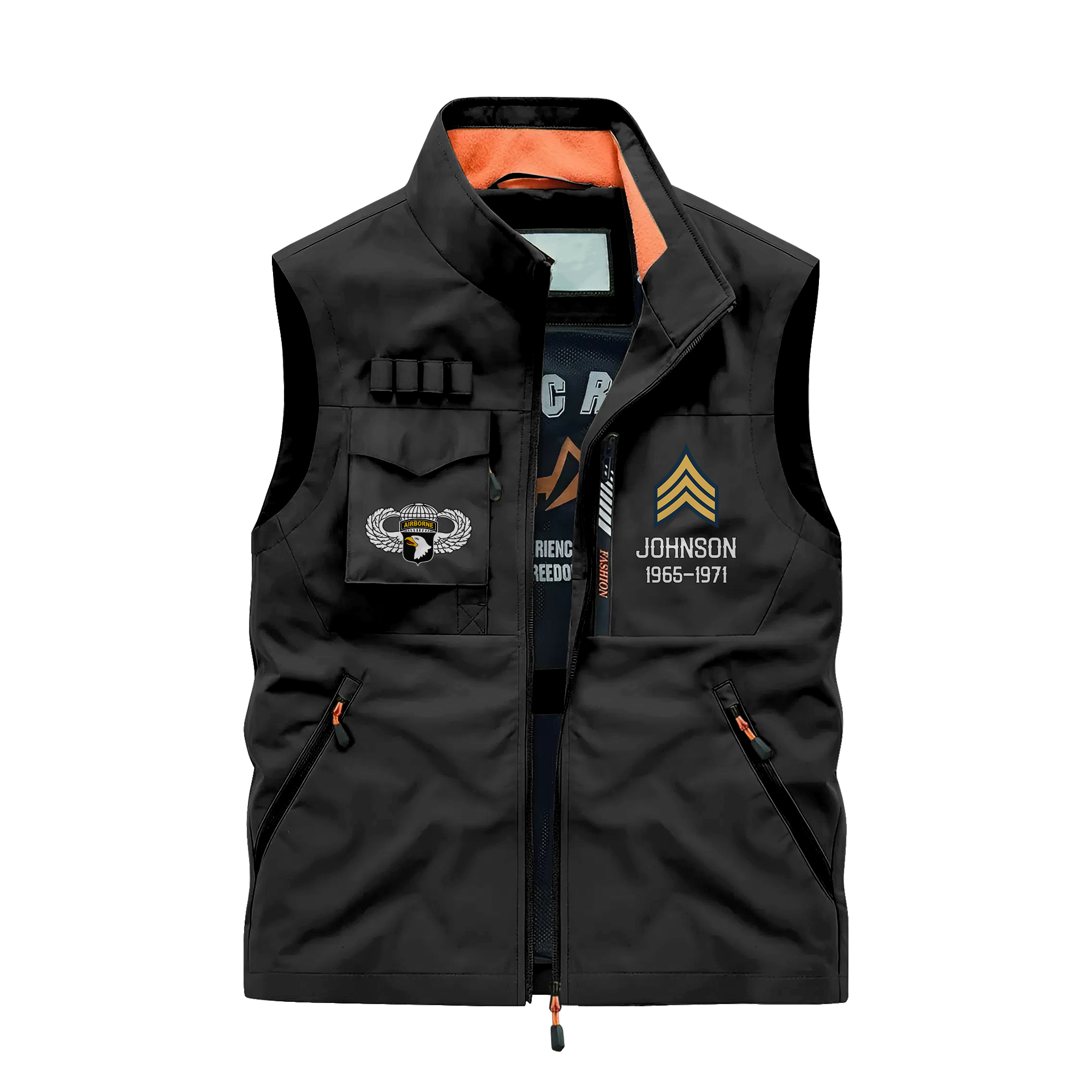 Personalizable Airborne Death From Above Pocket Vest