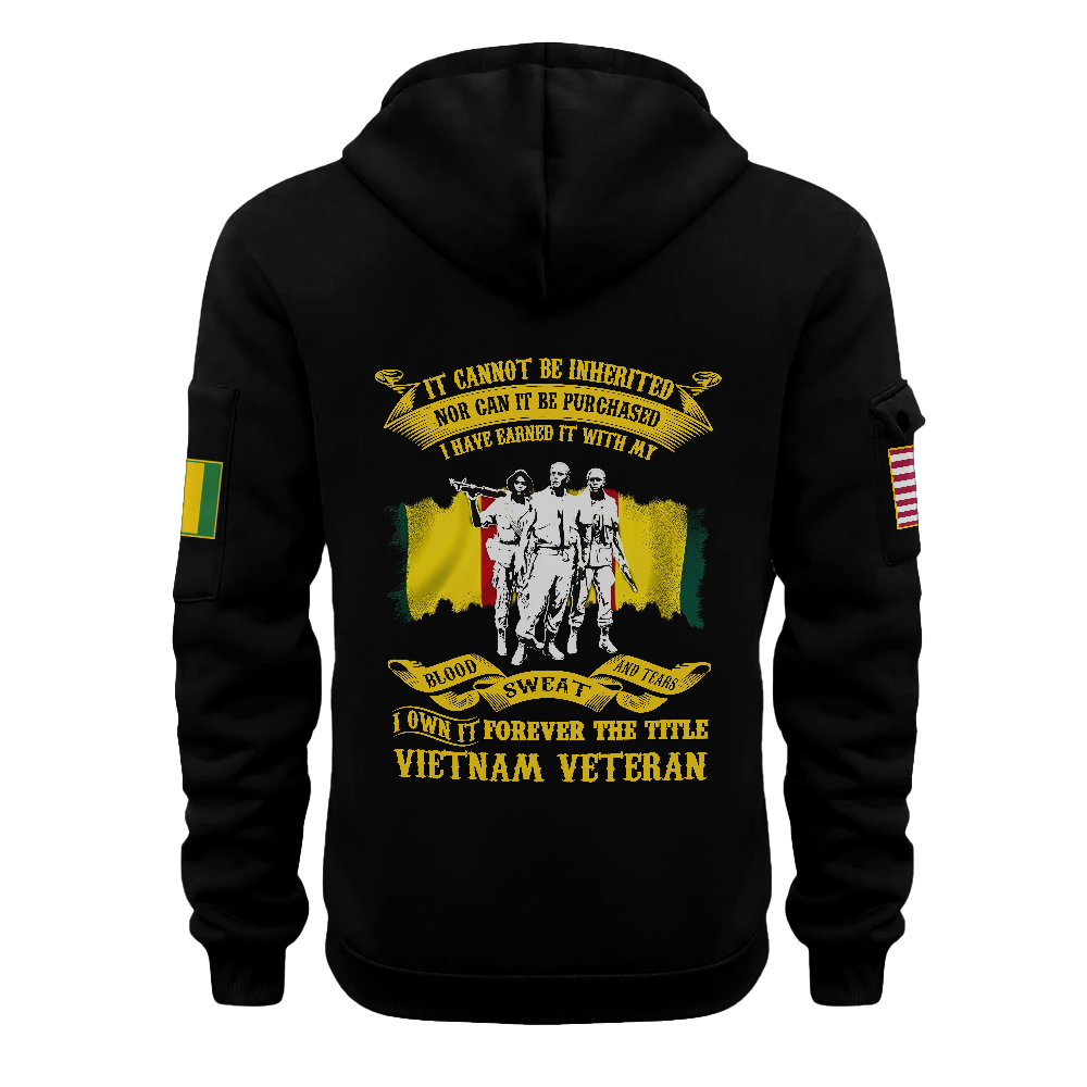 I Own It Forever The Title Vietnam Veteran Quarter Zip Hoodie