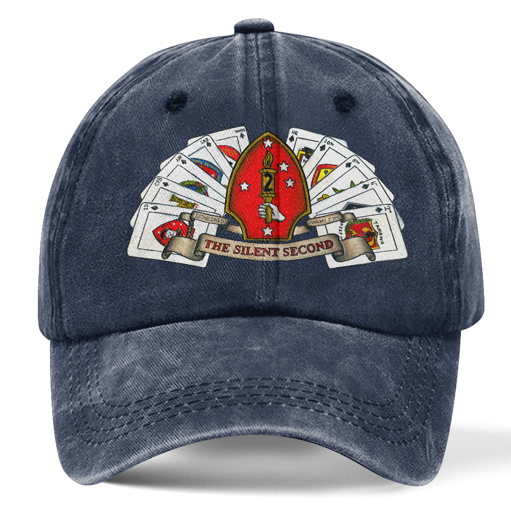 Personalizable The Silent Second Washed Cap