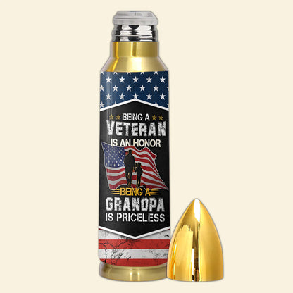 I'm A Dad Grandpa & A Veteran Bullet Tumbler