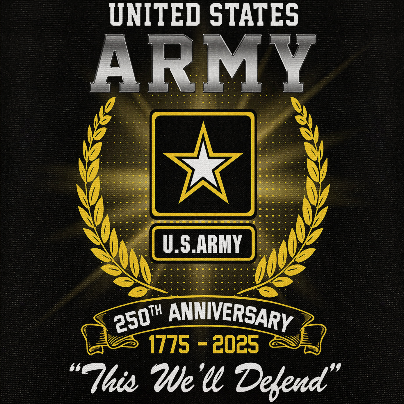 Army 250th Anniversary Cuban Shirt