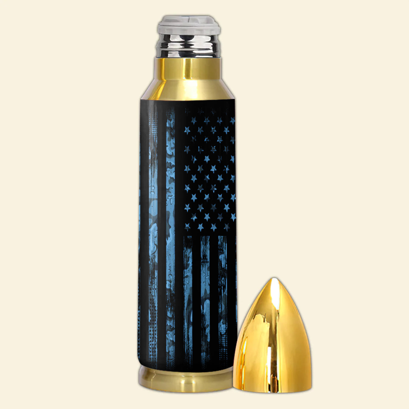 Navy Veteran This Sea Is Ours Bullet Tumbler