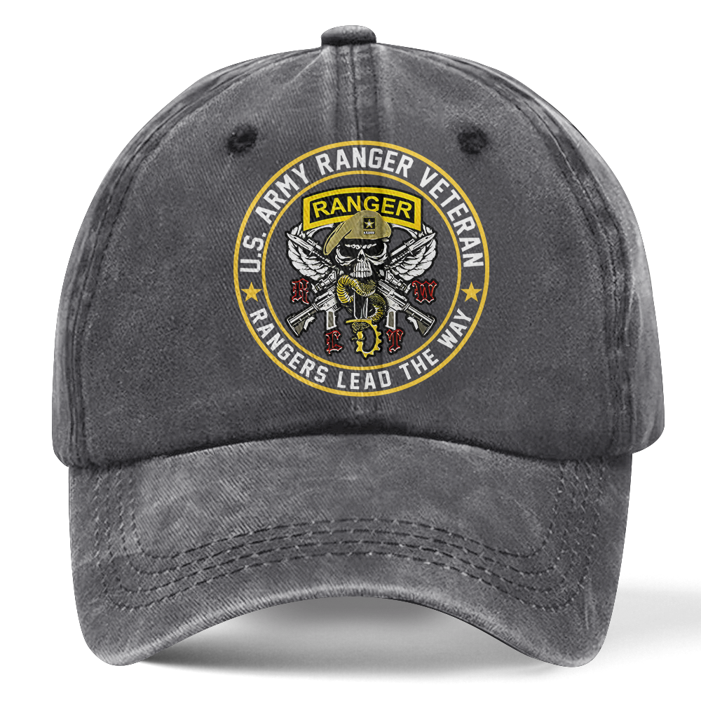 Personalizable Rangers Lead The Way Washed Cap