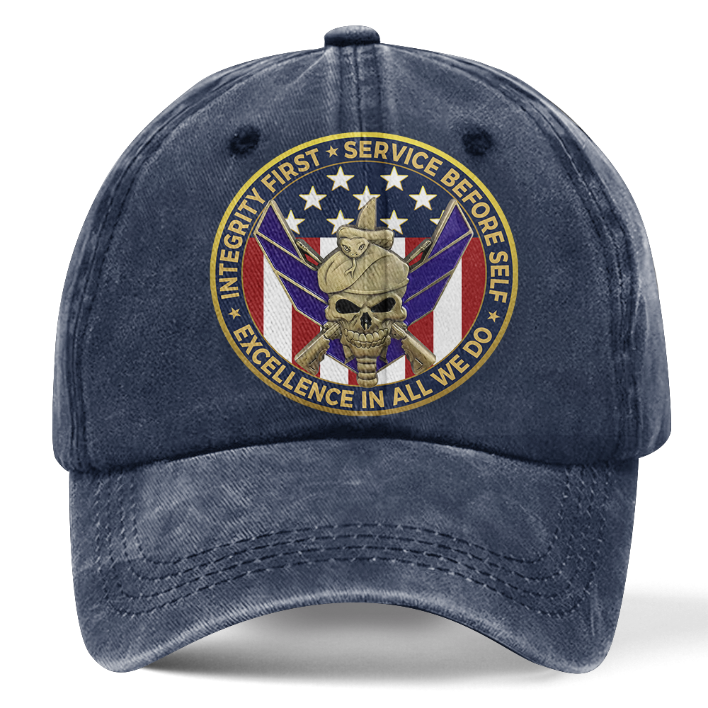Personalizable Air Force Washed Cap