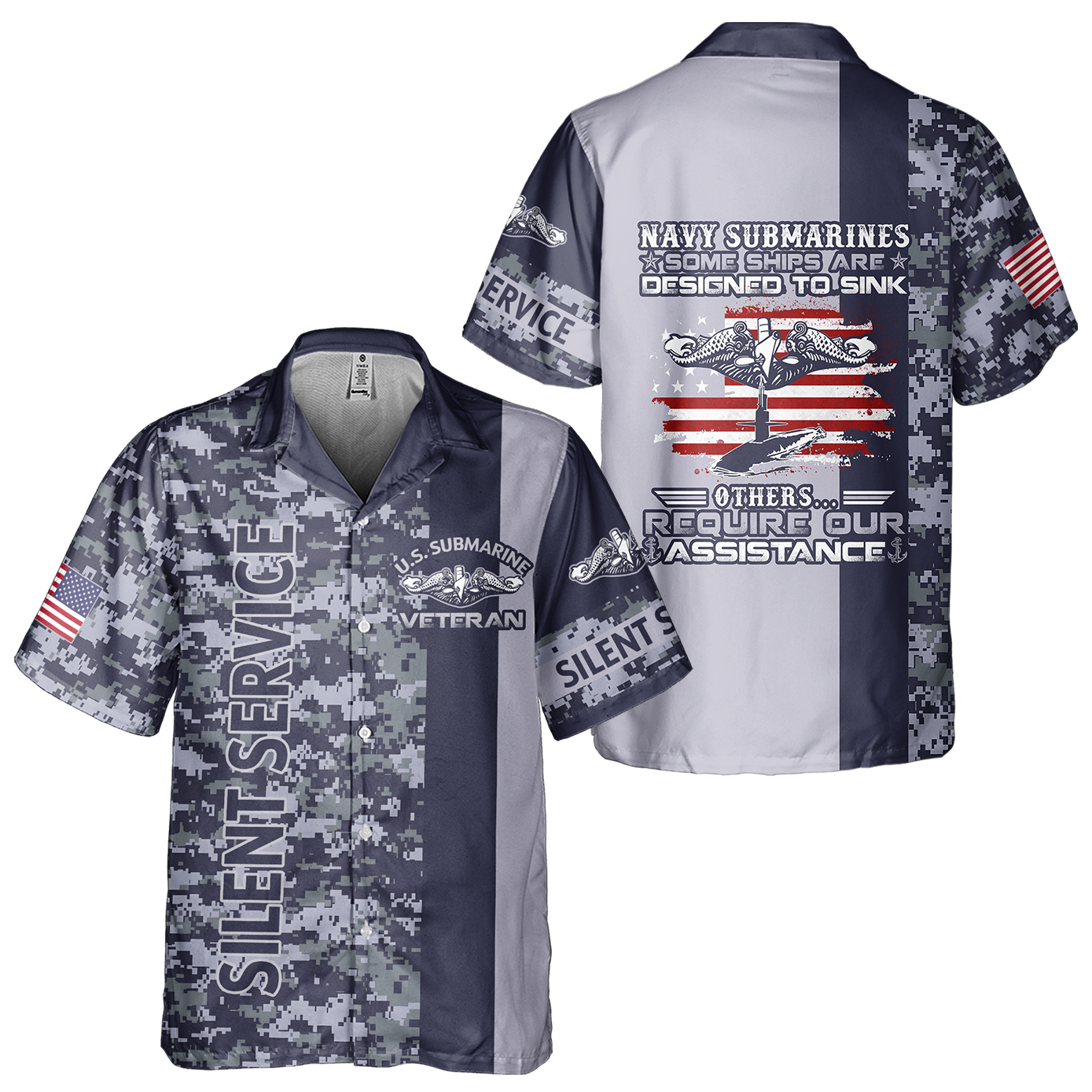 Navy Submarine Some Ships Are Designed To Sink Cuban Shirt