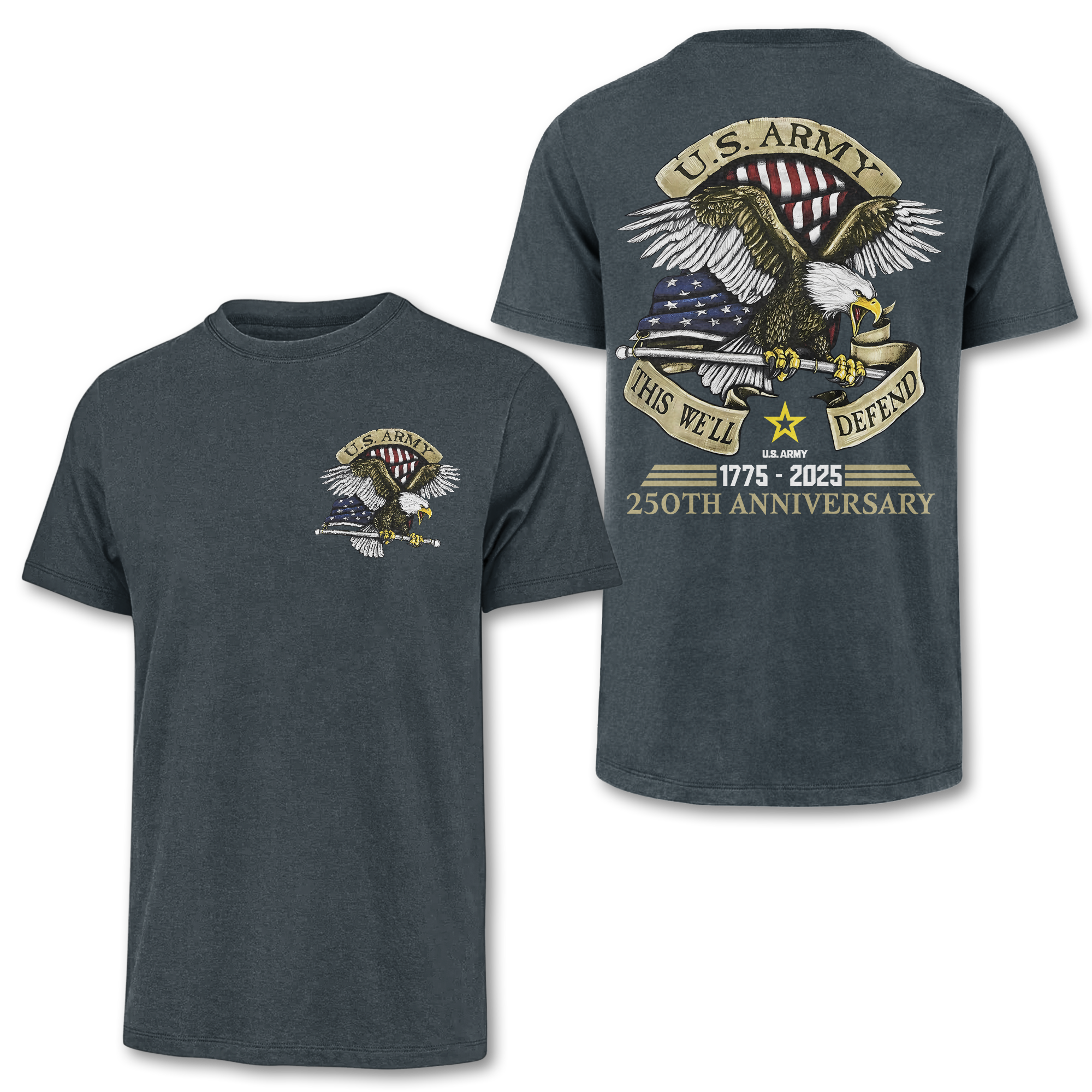 Army 250th Anniversary Double Side Classic T-shirt