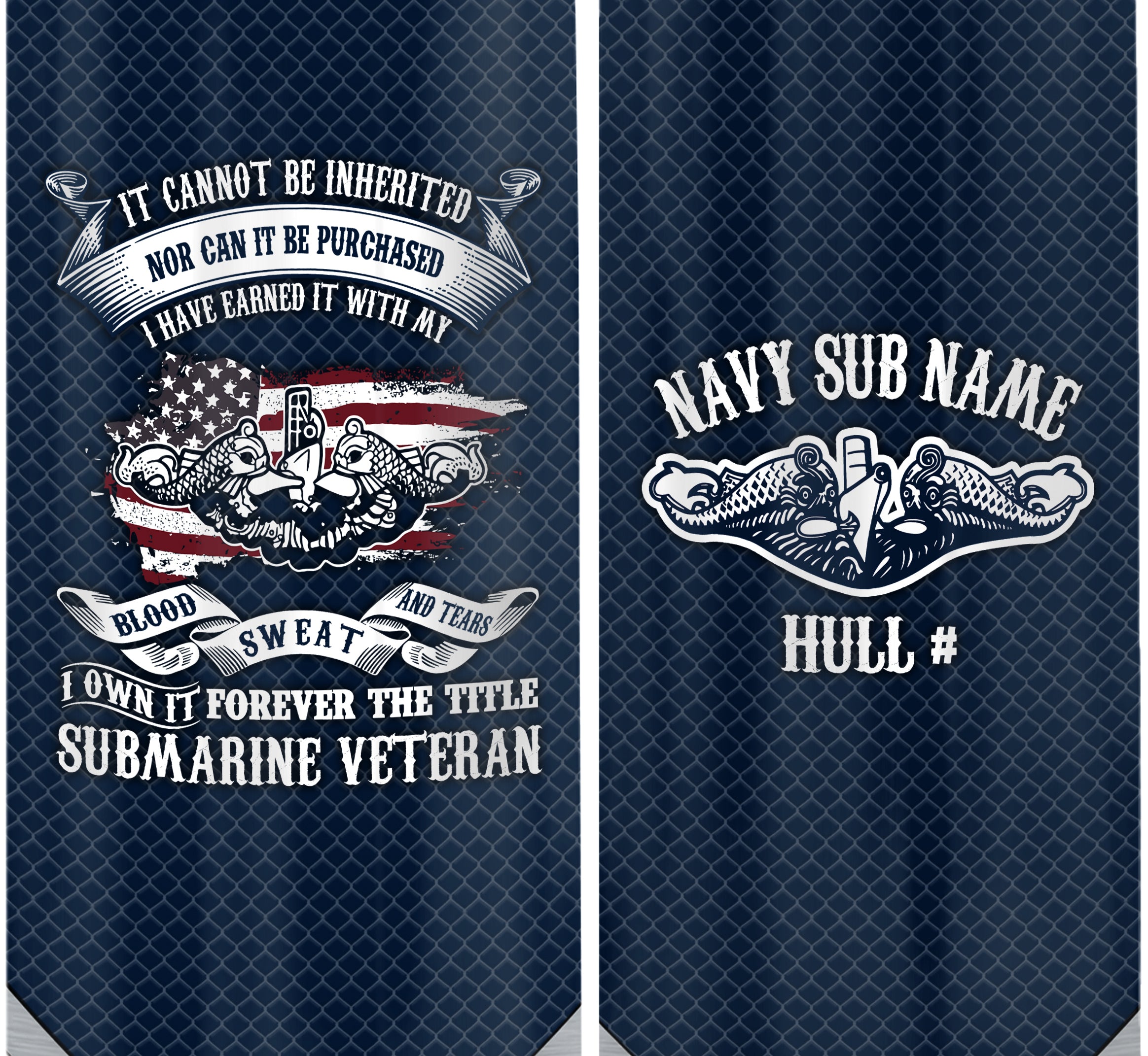Navy Submarine Bullet Tumbler