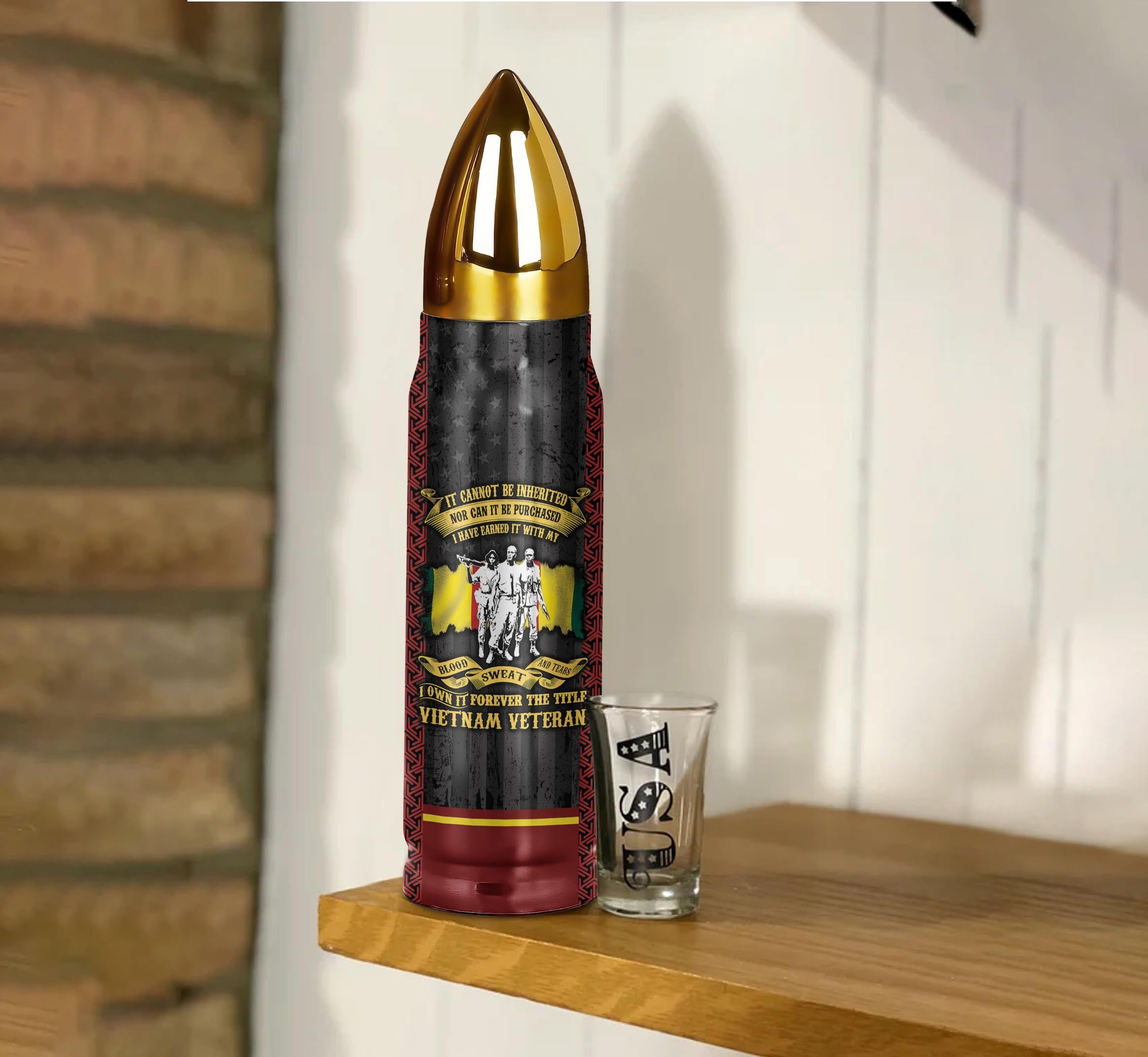 I Own It Forever The Title Vietnam Veteran Bullet Tumbler