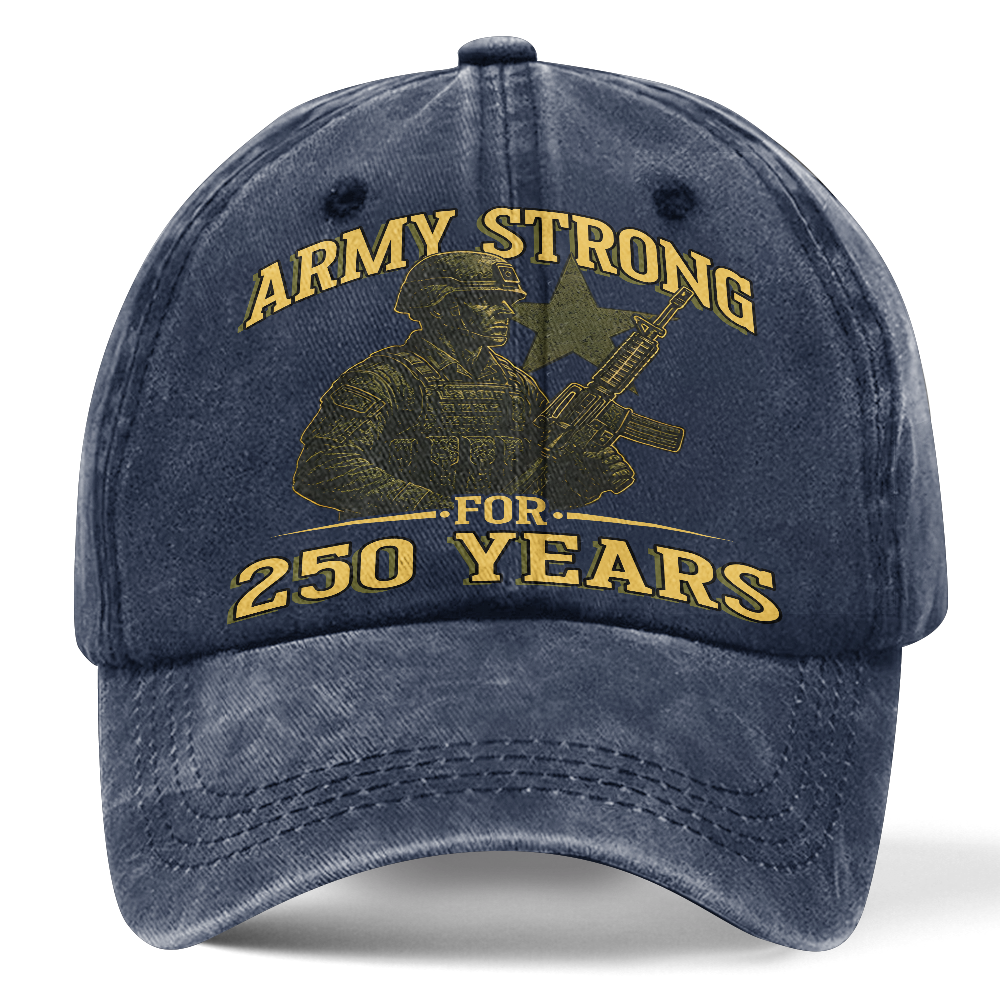 Army 250th Anniversary Washed Cap