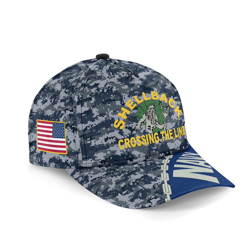 Shellback Crossing The Line Classic Cap