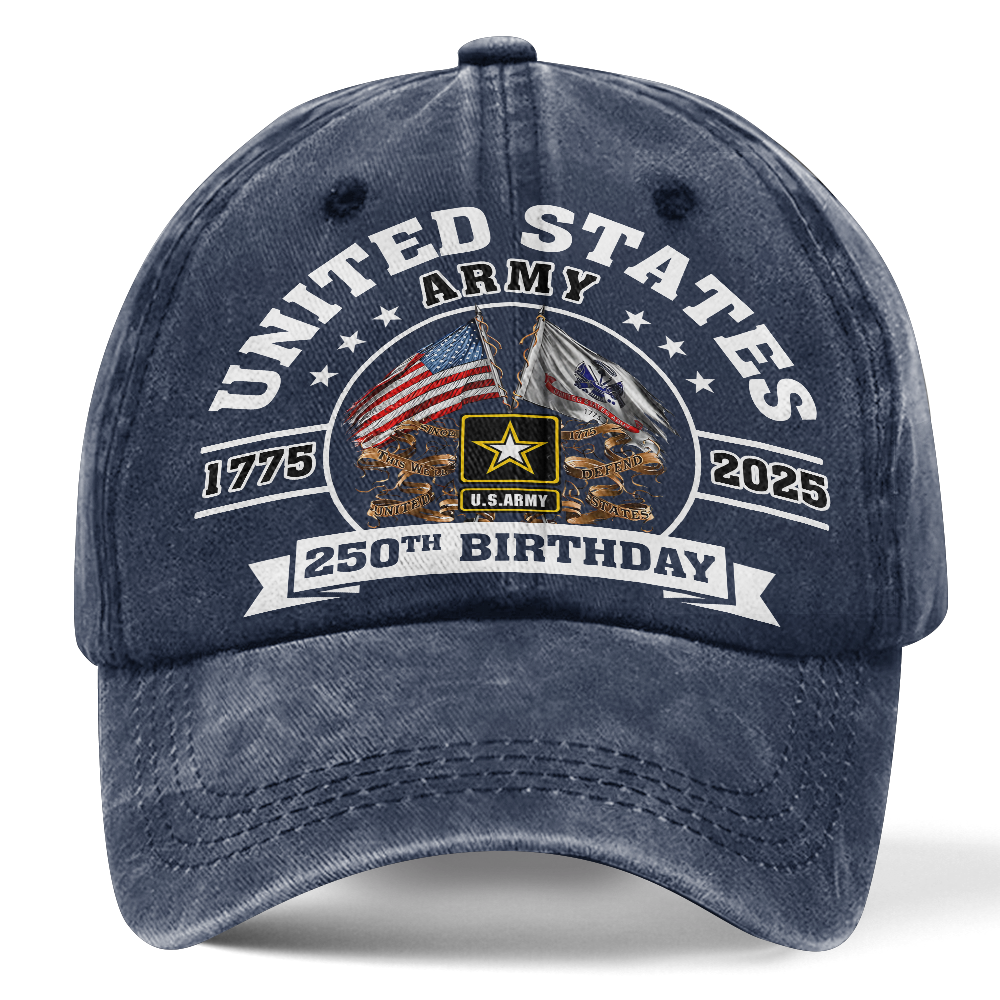 Army 250th Anniversary Washed Cap