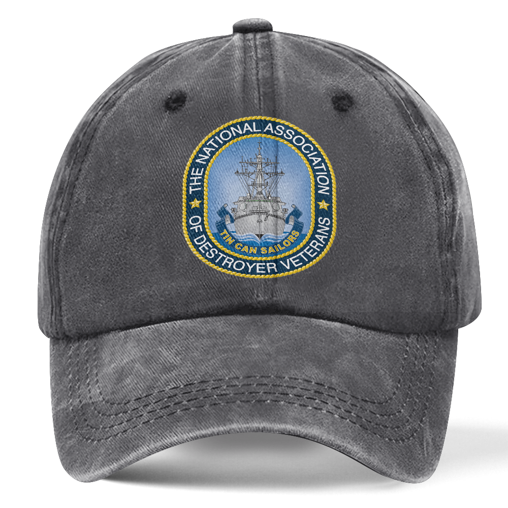 Personalizable Tin Can Sailors Washed Cap