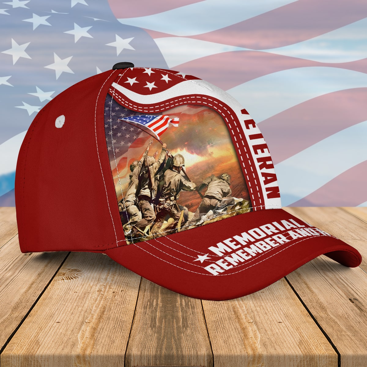 Memorial Day Remember And Honor Hat Cap