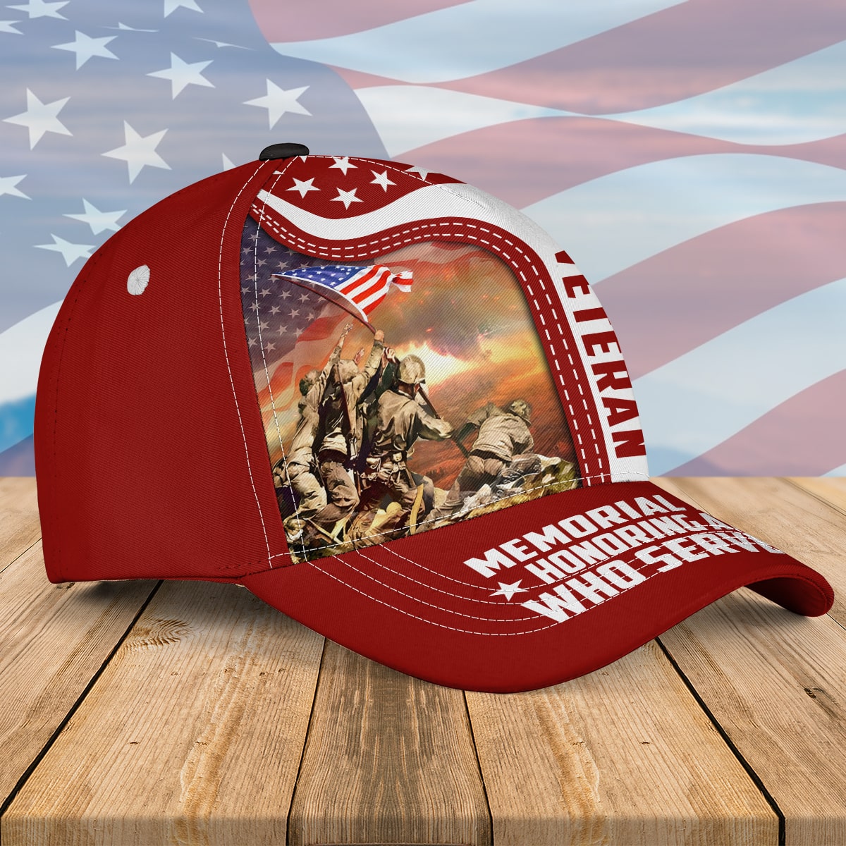 Memorial Day Honoring All Who Served Hat Cap