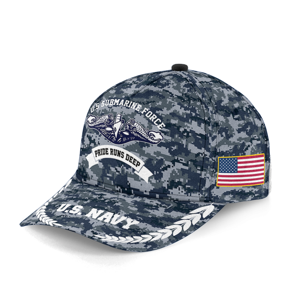 Navy Submarine Pride Runs Deep Classic Cap