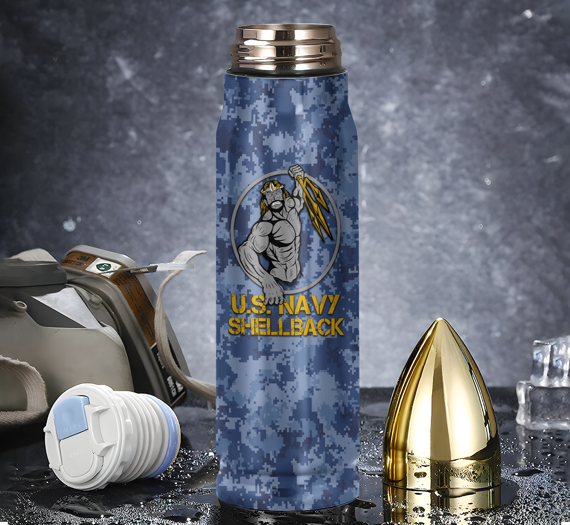Navy Shellback Bullet Tumbler