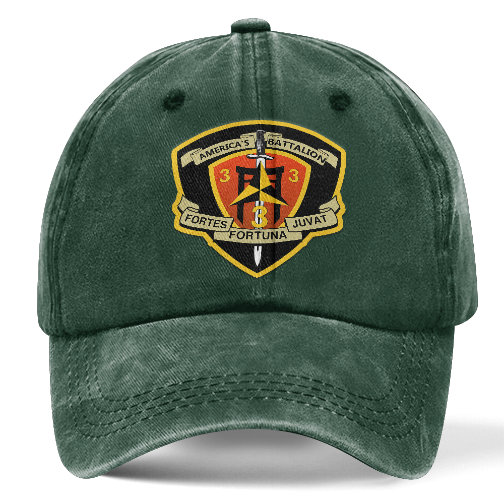 Personalizable 3rd Battalion Washed Cap
