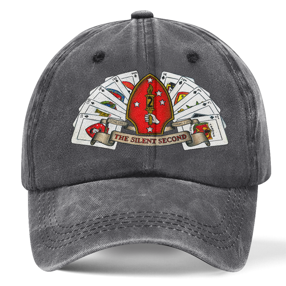 Personalizable The Silent Second Washed Cap