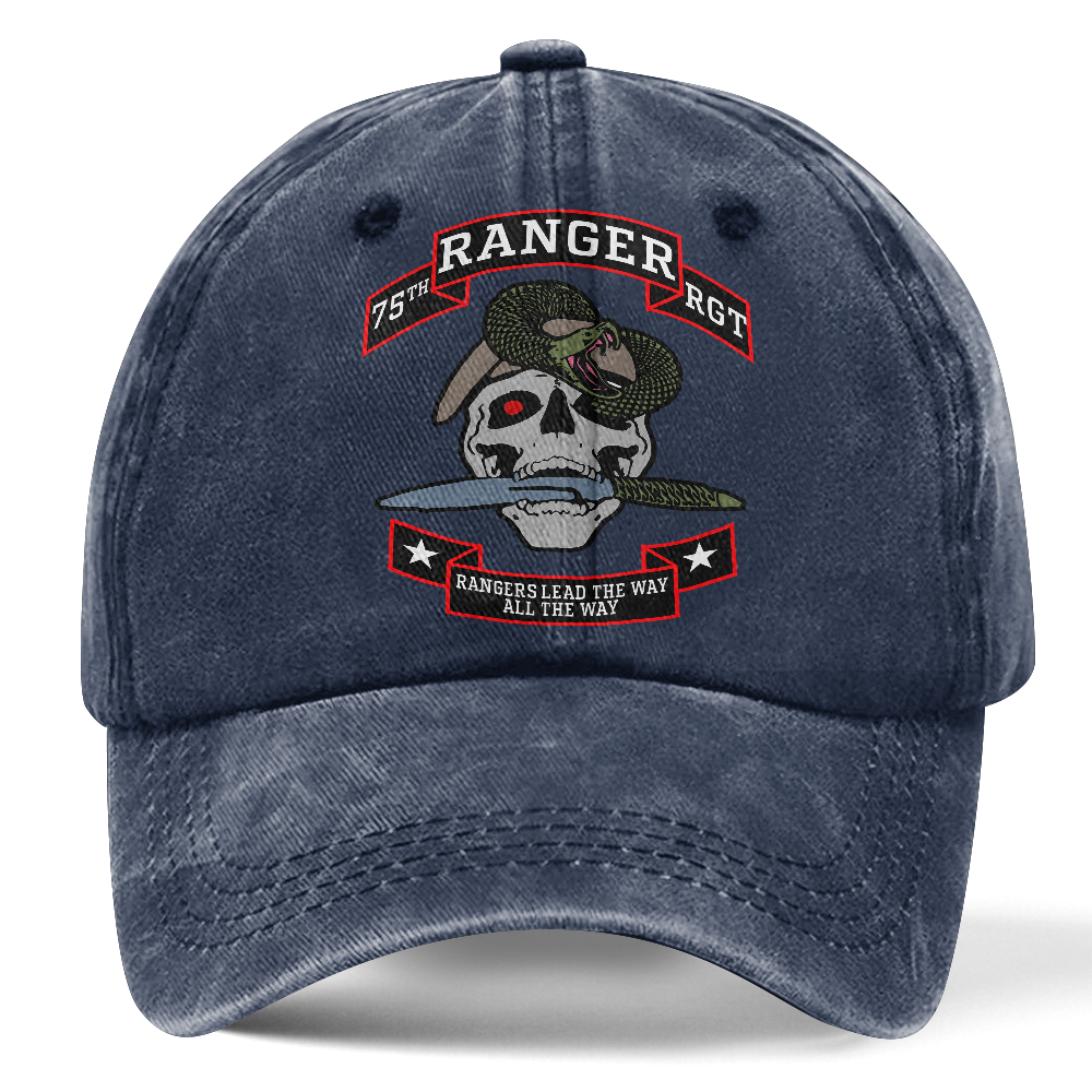 Personalizable Rangers Lead The Way Washed Cap