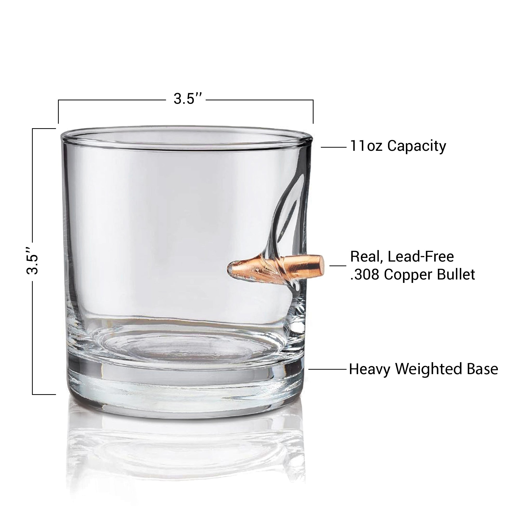 Never Underestimate An Old Man Who Is Also A Navy Veteran Bullet Whiskey Glass