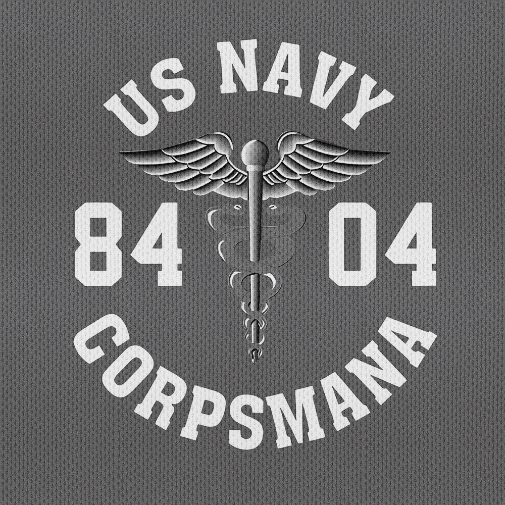 Navy Corpsman Raglan Zip Polo Shirt