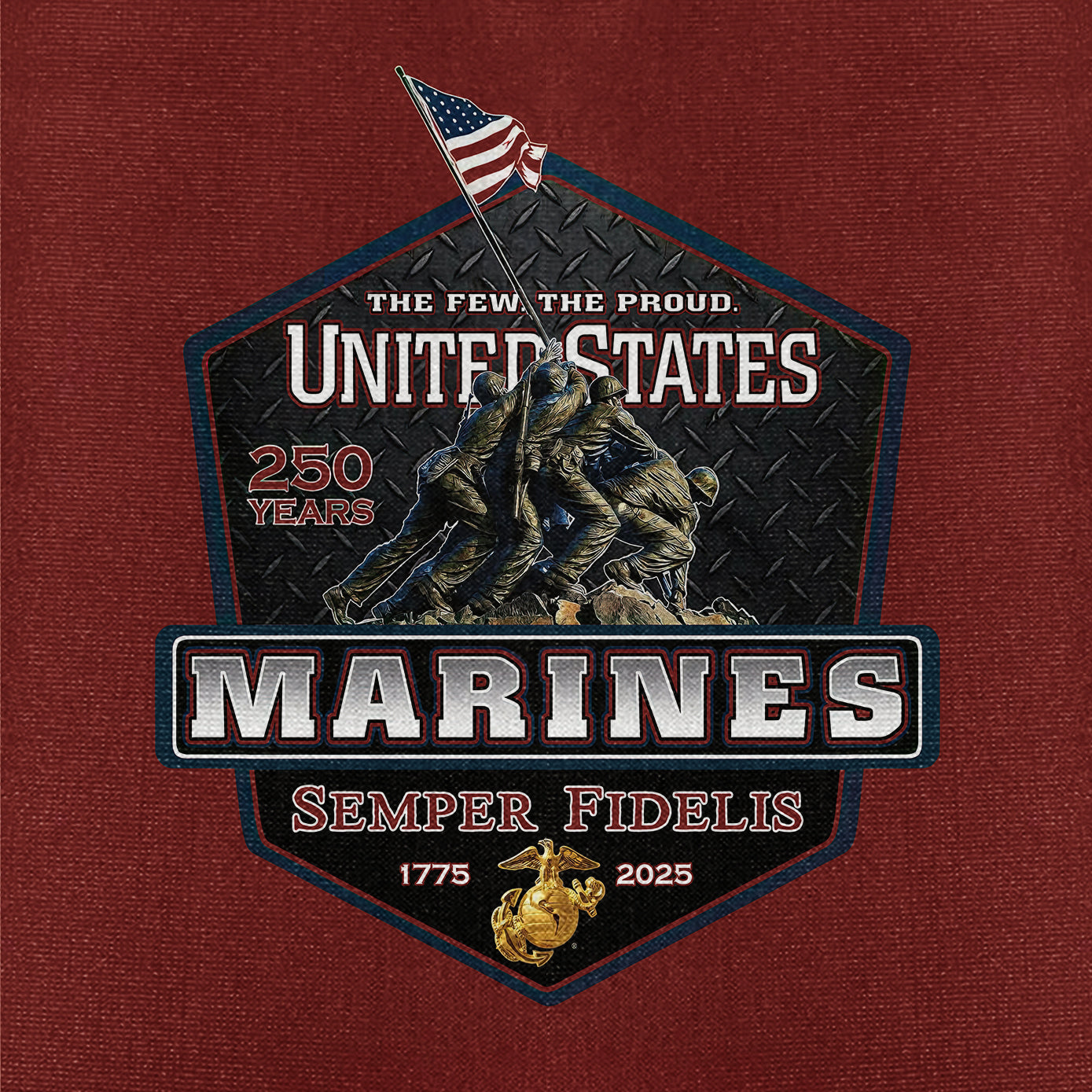 Navy 250th Anniversary Cuban Shirt