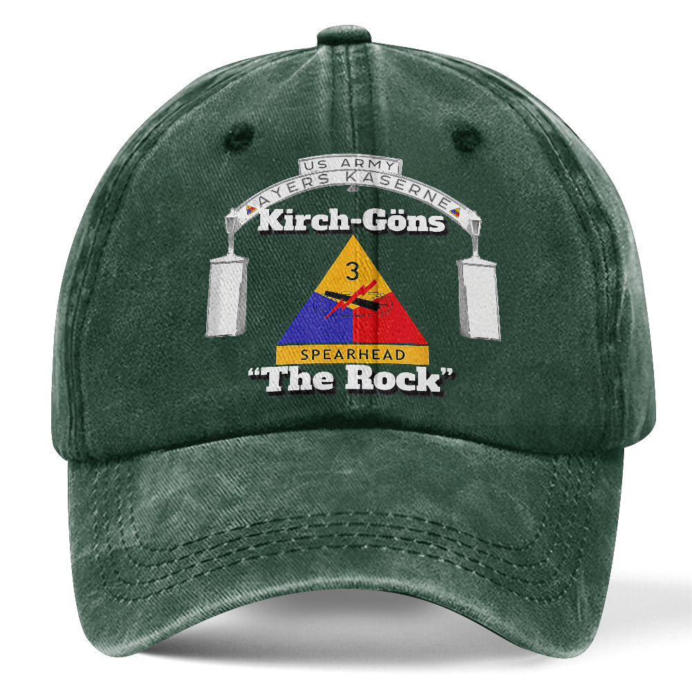 Personalizable Army 3rd Armored Division Washed Cap