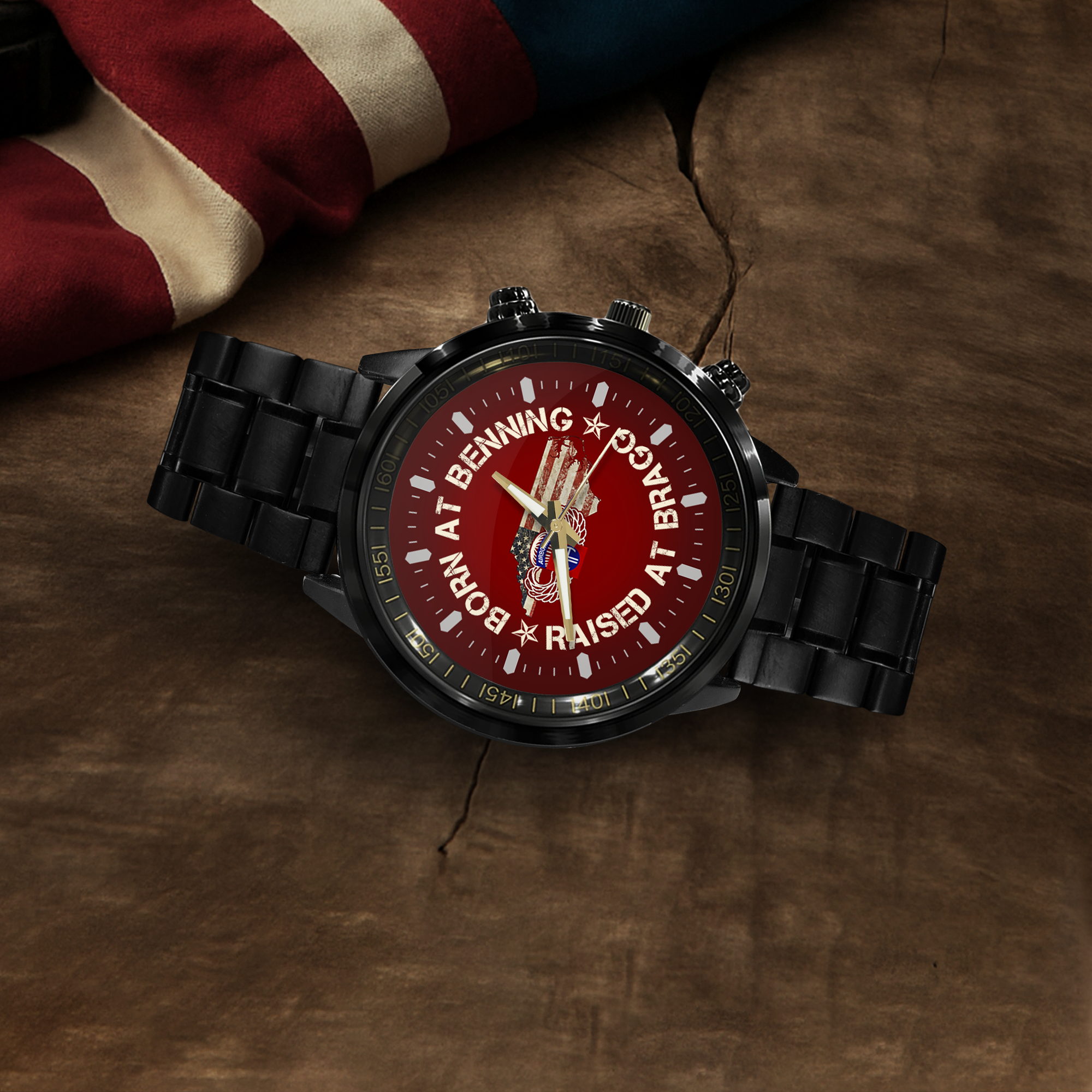 82nd Airborne Division Stainless Steel Watch