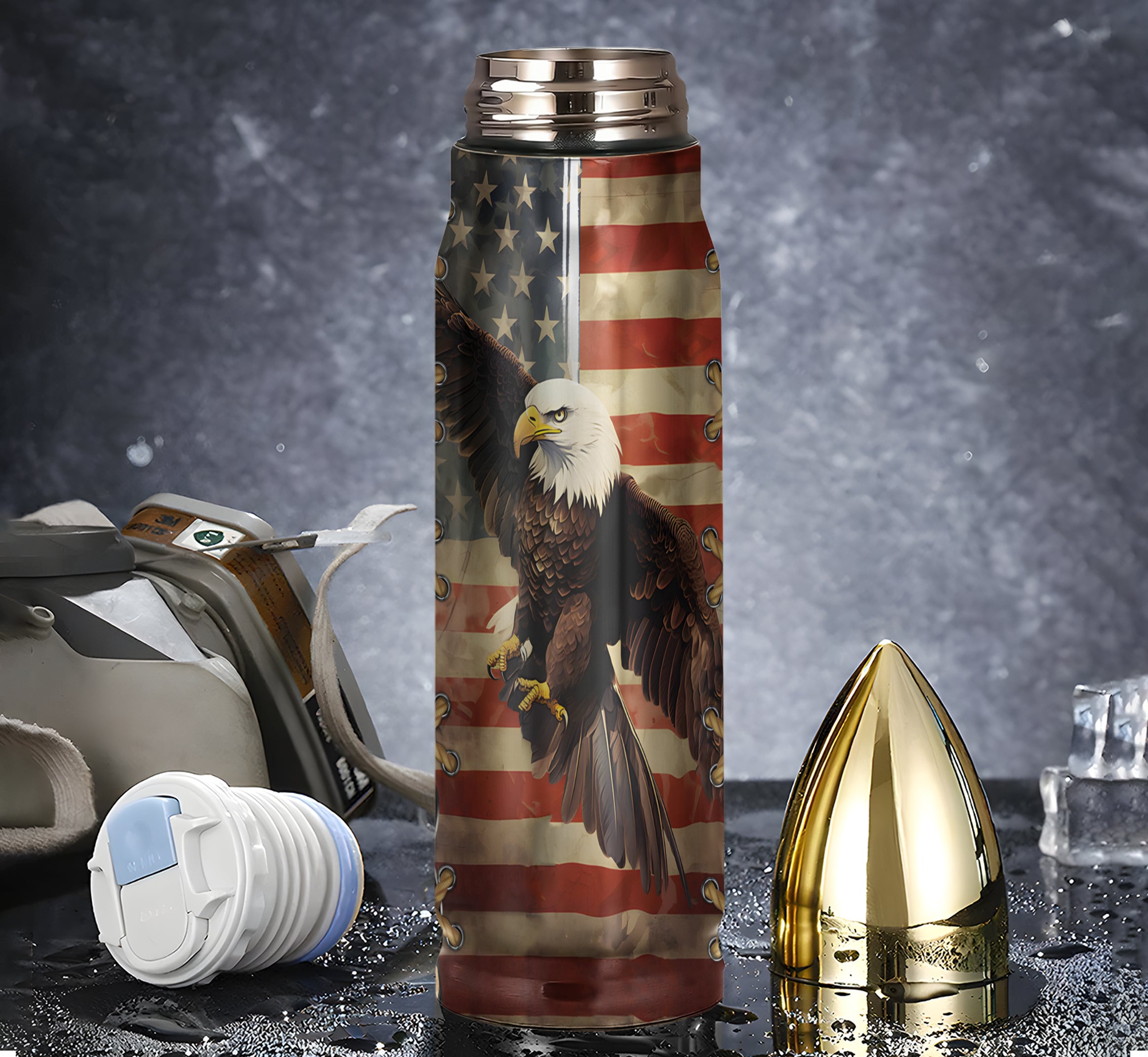 Veteran Of The Military Bullet Tumbler