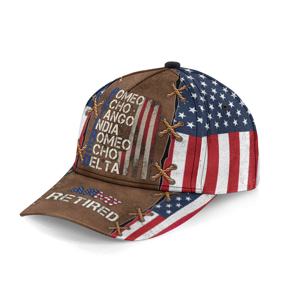 Army Retired Foxtrot Classic Cap