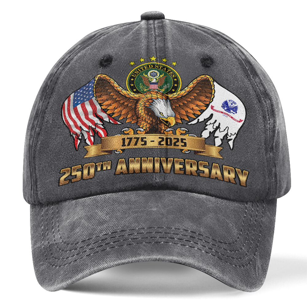 Army 250th Anniversary Washed Cap