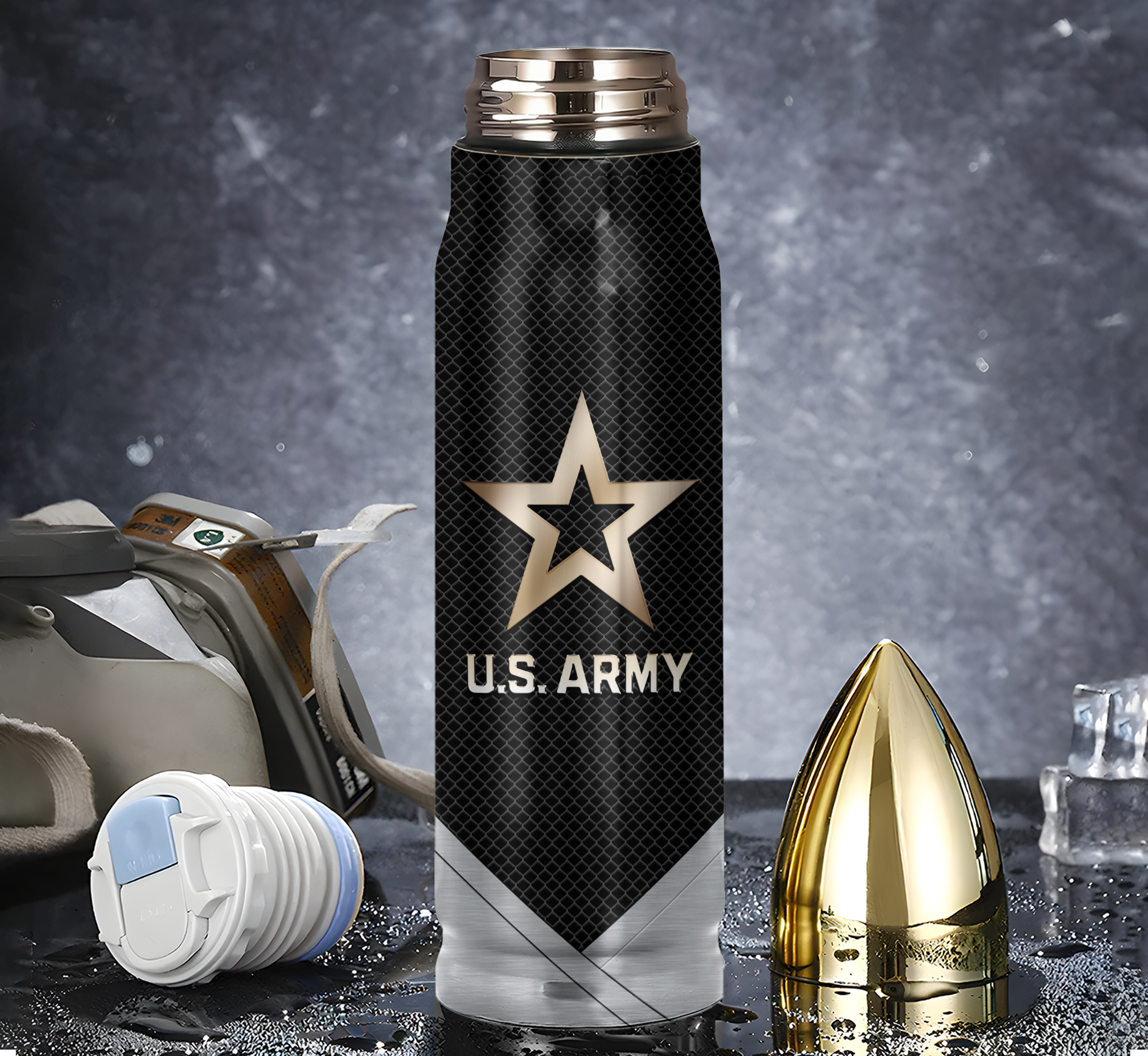 Army 250th Anniversary Bullet Tumbler