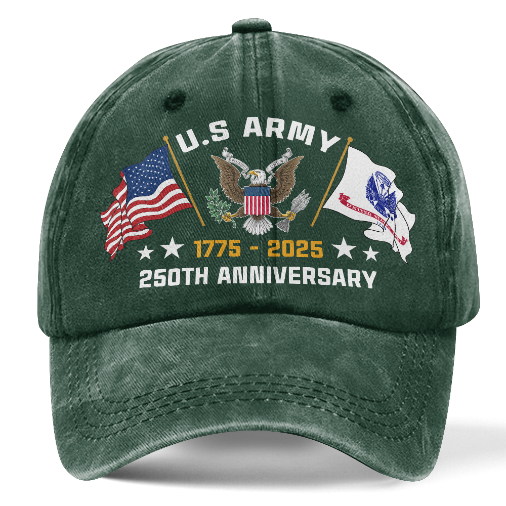 Army 250th Anniversary Washed Cap