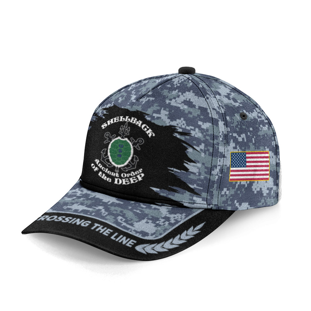 Shellback Crossing The Line Classic Cap