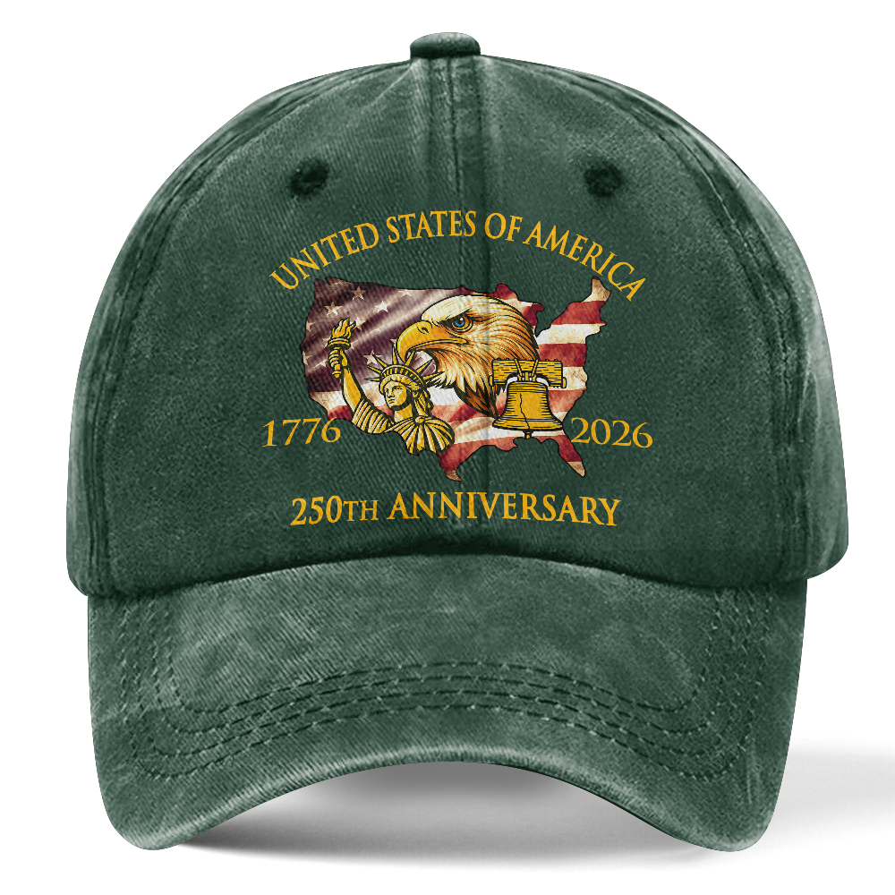 America 250th Anniversary Washed Cap