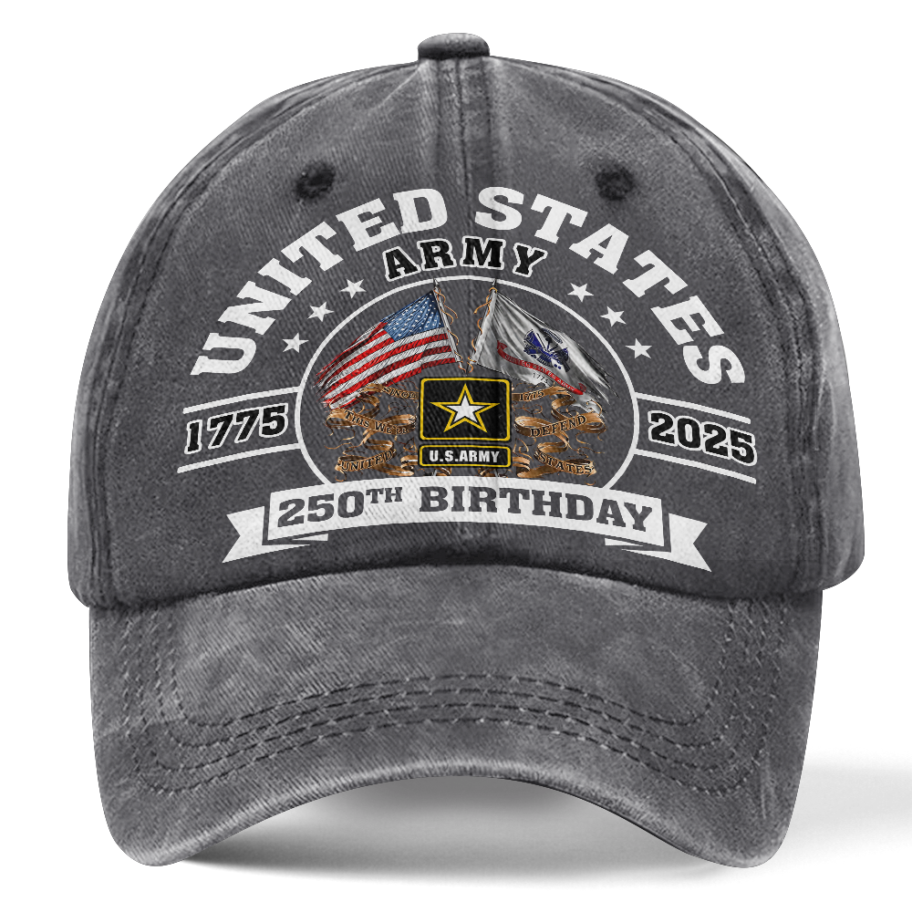 Army 250th Anniversary Washed Cap