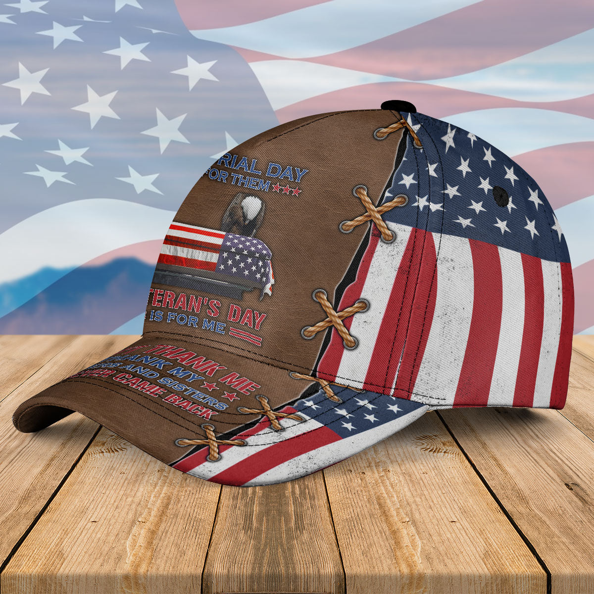 Memorial Day Is For Them Veterans Day Is For Me Hat Cap