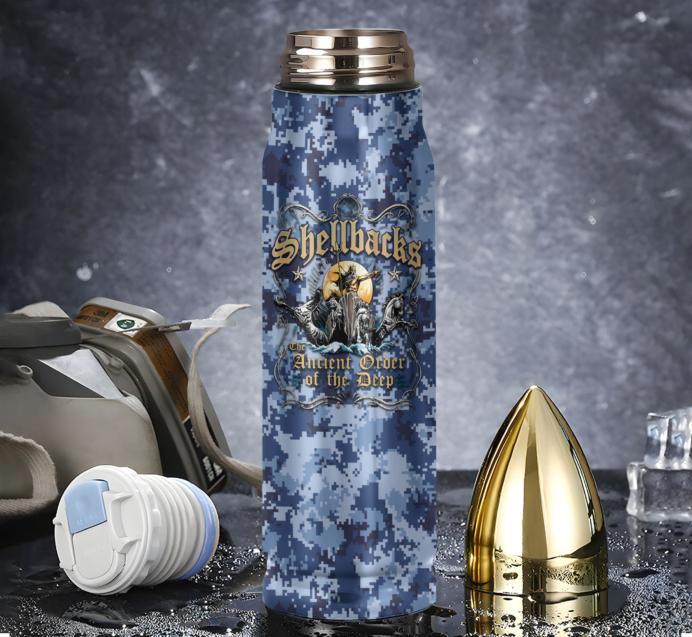 Navy Shellback Bullet Tumbler