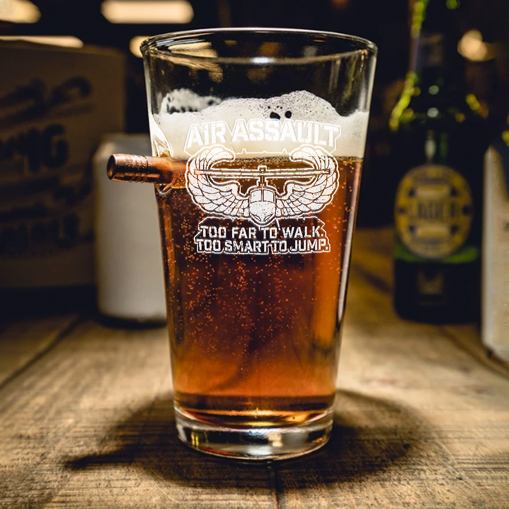 Army Air Assault Bullet Pint Glass