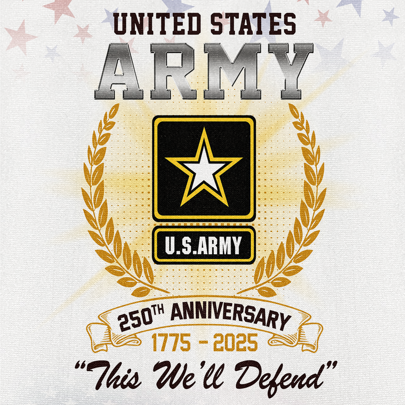 Army 250th Anniversary Cuban Shirt
