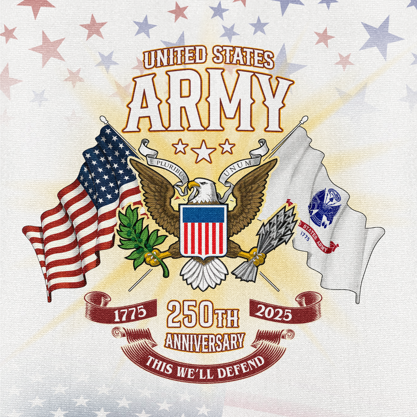 Army 250th Anniversary Cuban Shirt