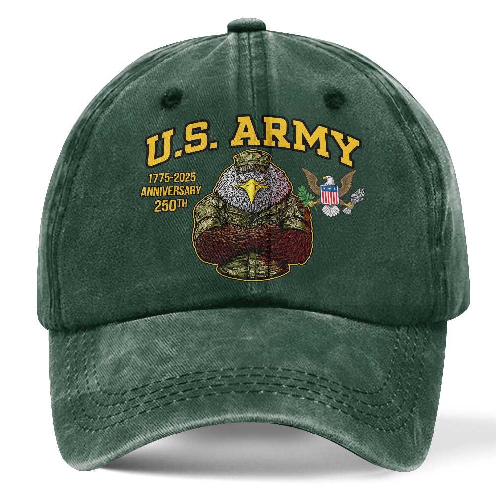 Army 250th Anniversary Washed Cap